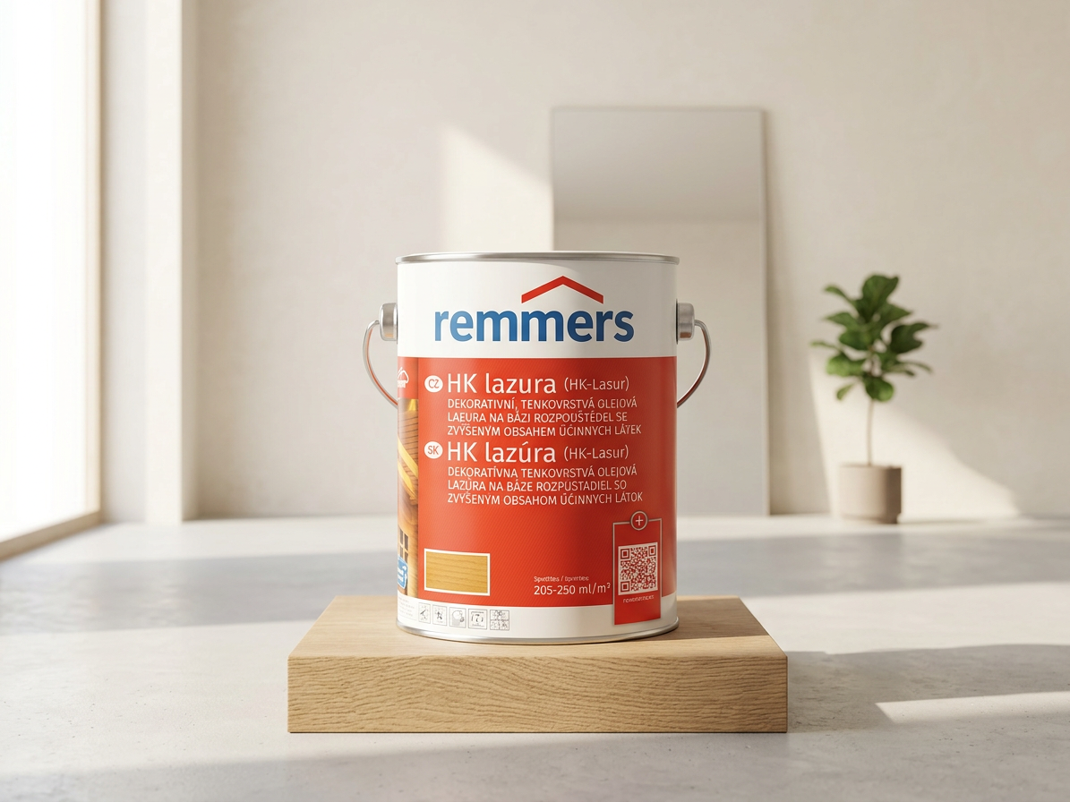 Lazura tenkovrstvá Remmers HK lazura eiche hell 0,75 l