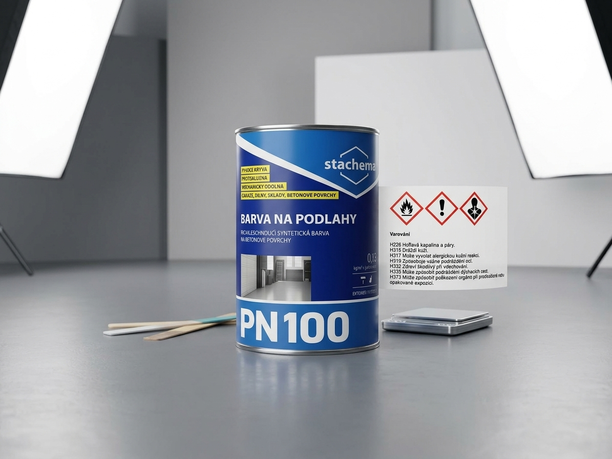 PN100 Barva na podlahy RAL 7045 (šedá) 1 kg
