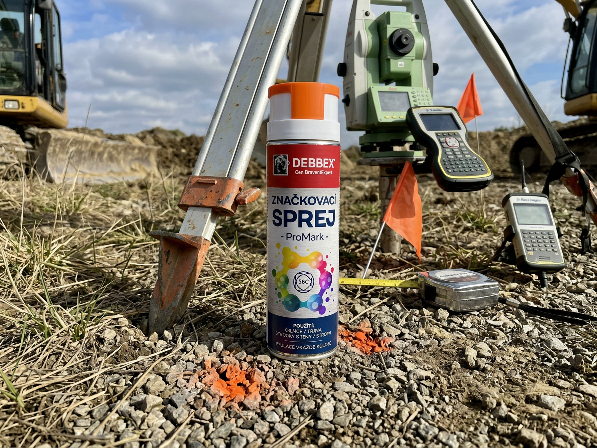 Značkovací sprej PRO MARK oranžová 500ml