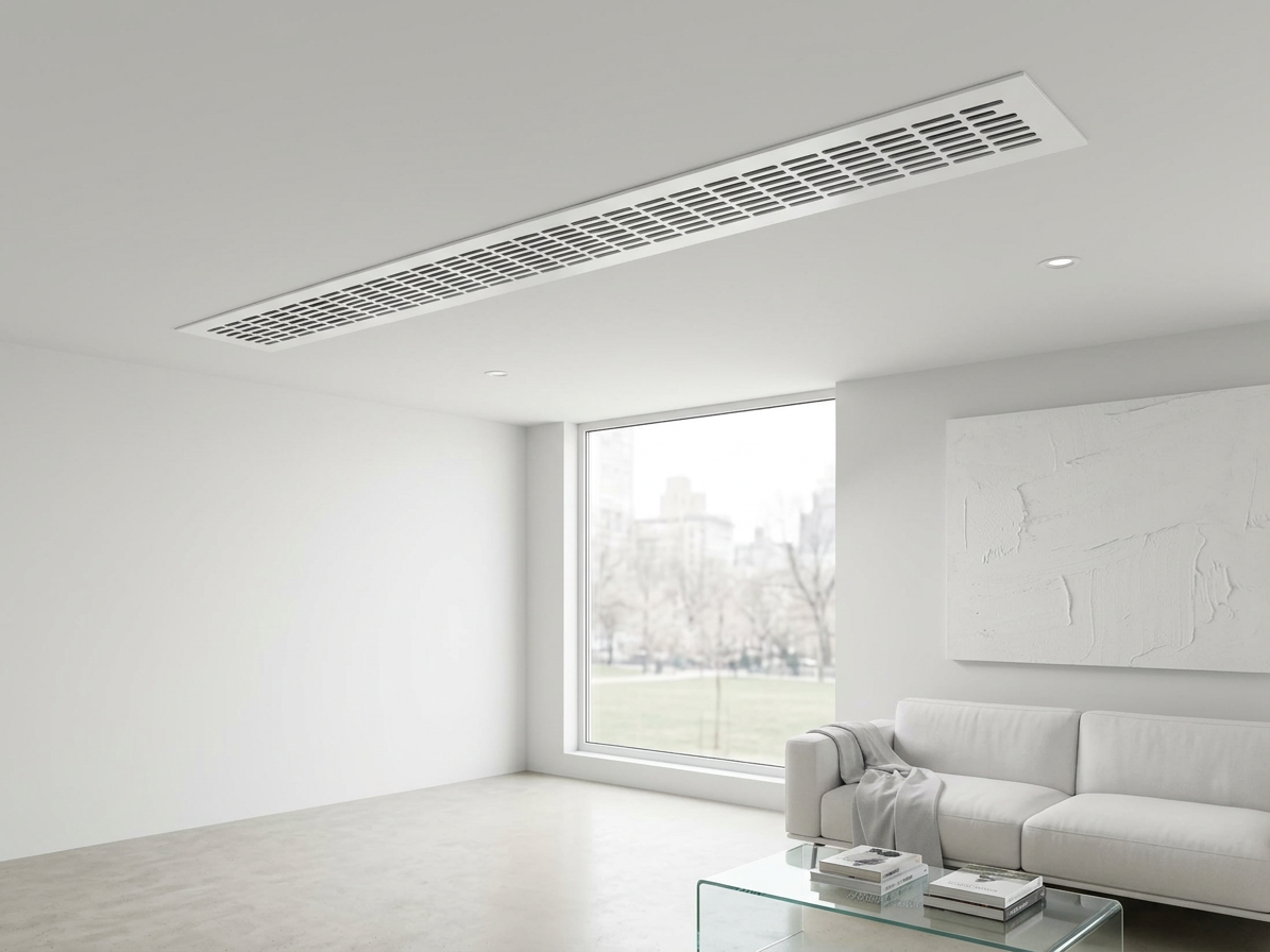 Mřížka větrací bez síťoviny ALU 480x80mm bílá