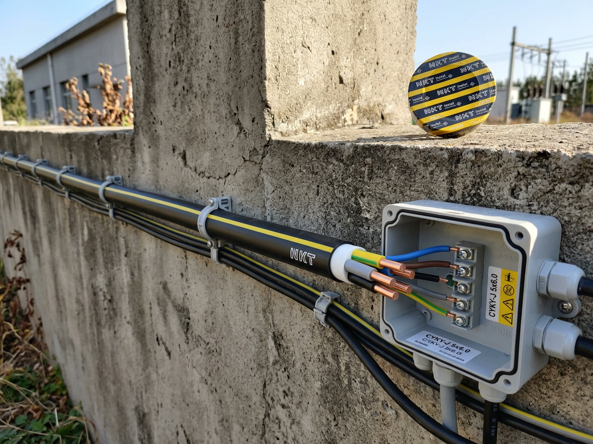 Kabel CYKY-J 5× 2,5C RE (50 m/bal.)
