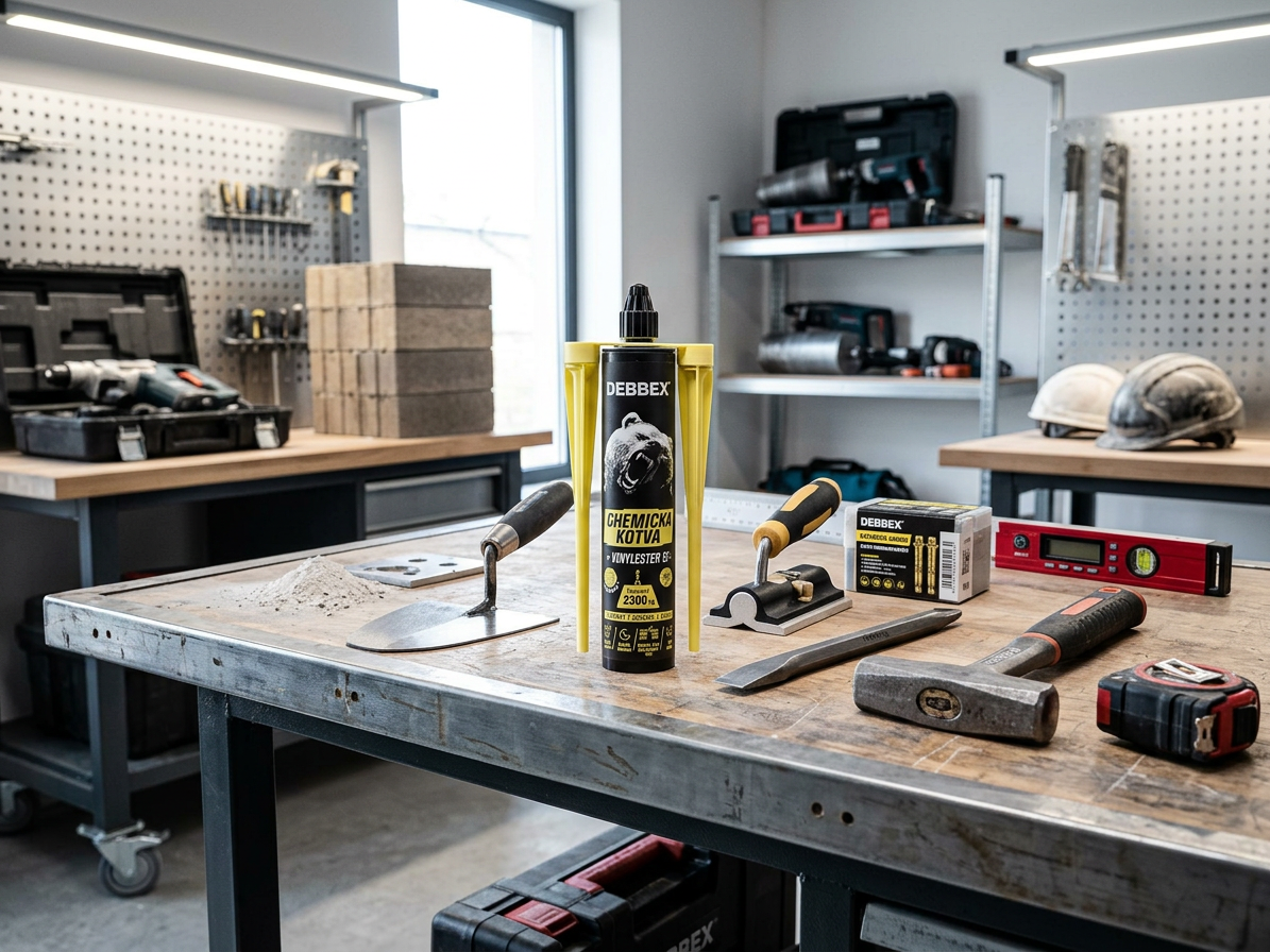 Kotva chemická Den Braven Vinylester SF 300 ml