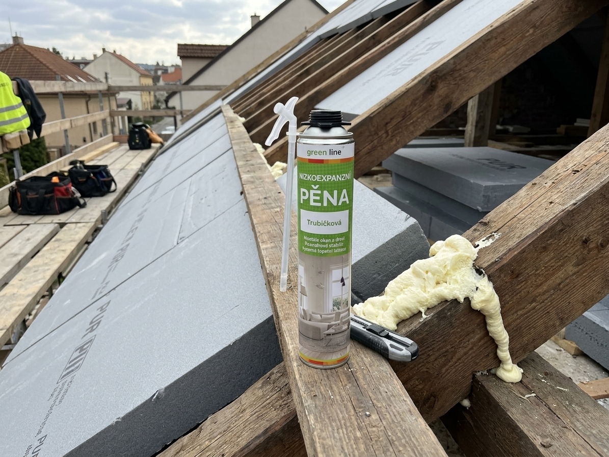 Pěna nízkoexpanzní trubičková Green Line 750 ml