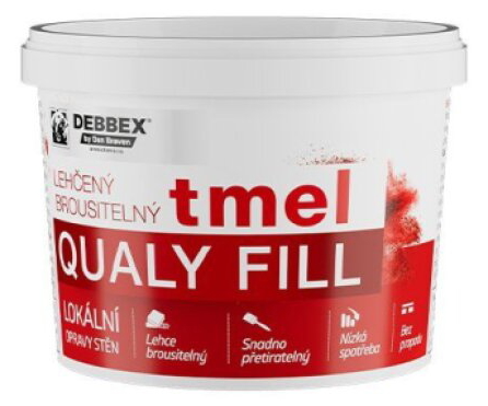 Lehčený brousitelný tmel Qualy Fill 500 ml