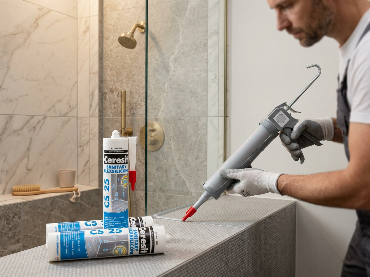 Tmel silikonový sanitární Ceresit CS 25 manhattan 280 ml