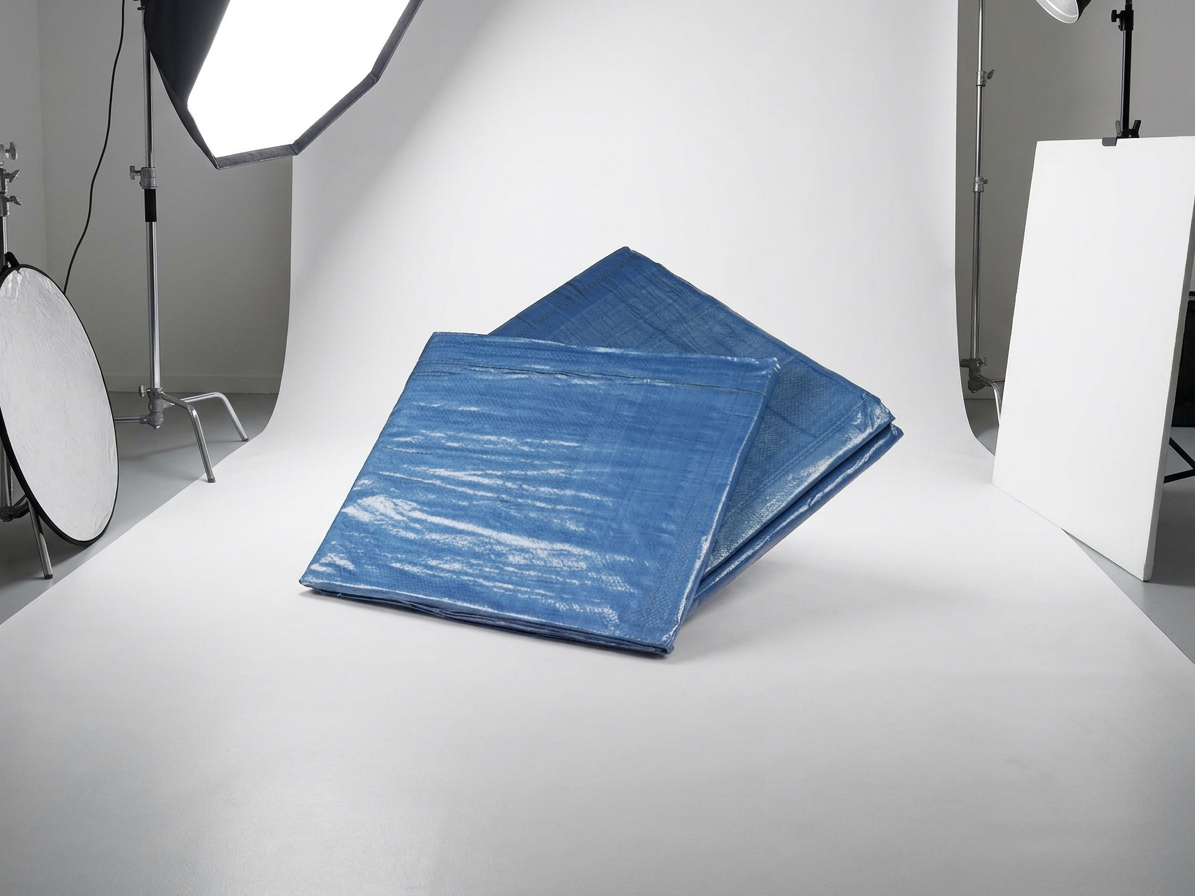 Zakrývací plachta s kovovými oky STANDARD 4 × 6 m 60 g/m²
