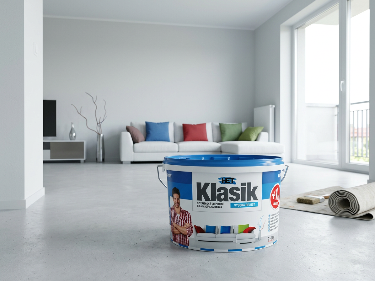 Malba interiérová HET Klasik bílá 7+1 kg