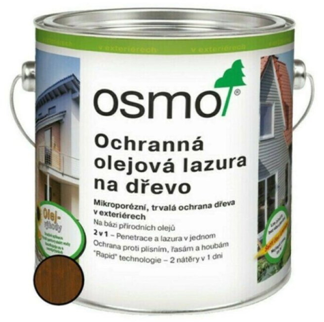 Lazura olejová ochranná Osmo 708 teak 2,5 l