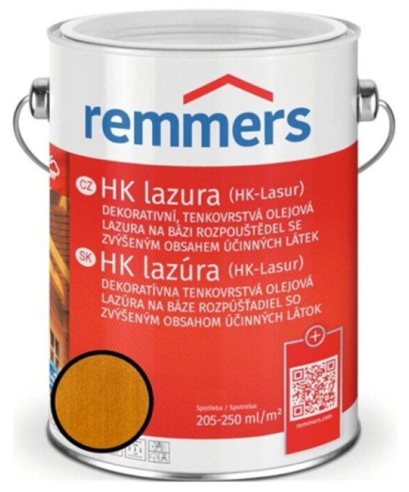 Lazura tenkovrstvá Remmers HK lazura kiefer 5 l