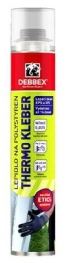 PU lepidlo na polystyren Thermo Kleber Den Braven 750 ml