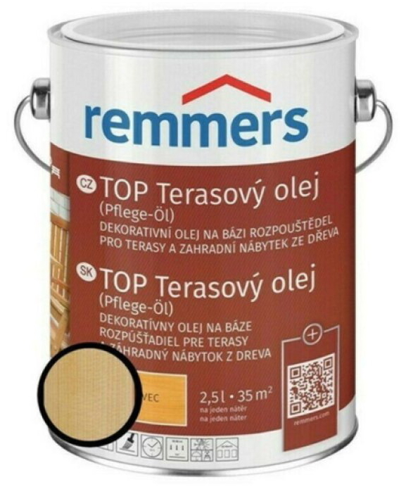 Olej terasový Remmers TOP bezbarvý 2,5 l