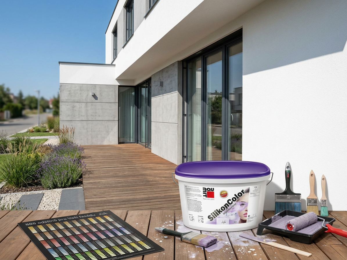 Barva fasádní silikonová Baumit SilikonColor – 14l