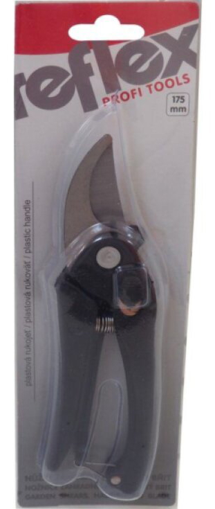 Nůžky zahradnické plastové půlkulaté 175 mm