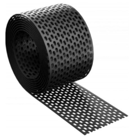 Okap.mřížka EAVES GRATE 50mmx5m černá