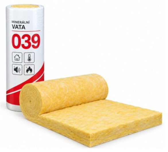 Minerální izolační vata 039 tl.60 mm (19,2 m²/bal.)