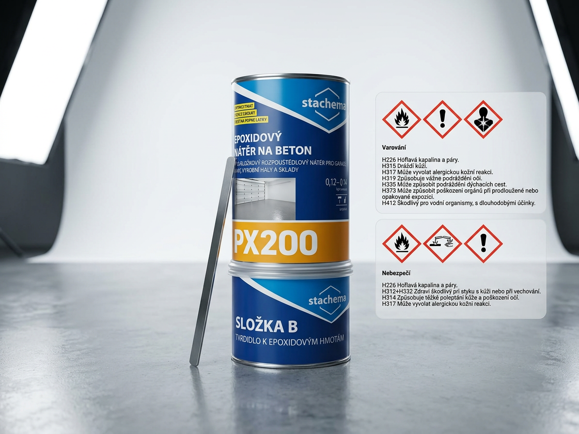 Nátěr epoxidový Stachema PX200 RAL 7040 šedá 10 kg
