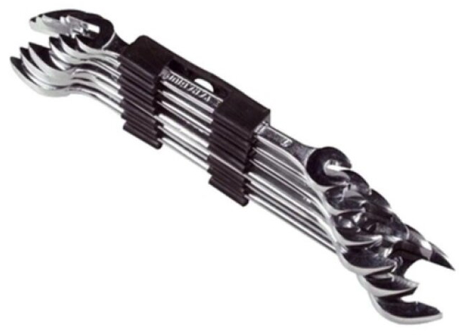 Klíče otevřené oboustranné 6–22 mm 8 ks