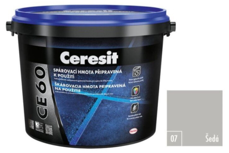 Hmota spárovací Ceresit CE 60 - grey 2 kg