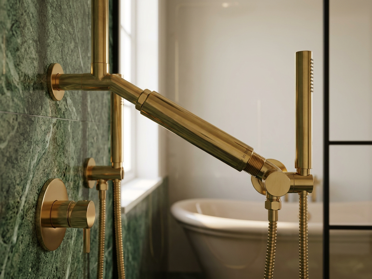 Prodloužení mosazné lesklé 1/2"×25 mm MF