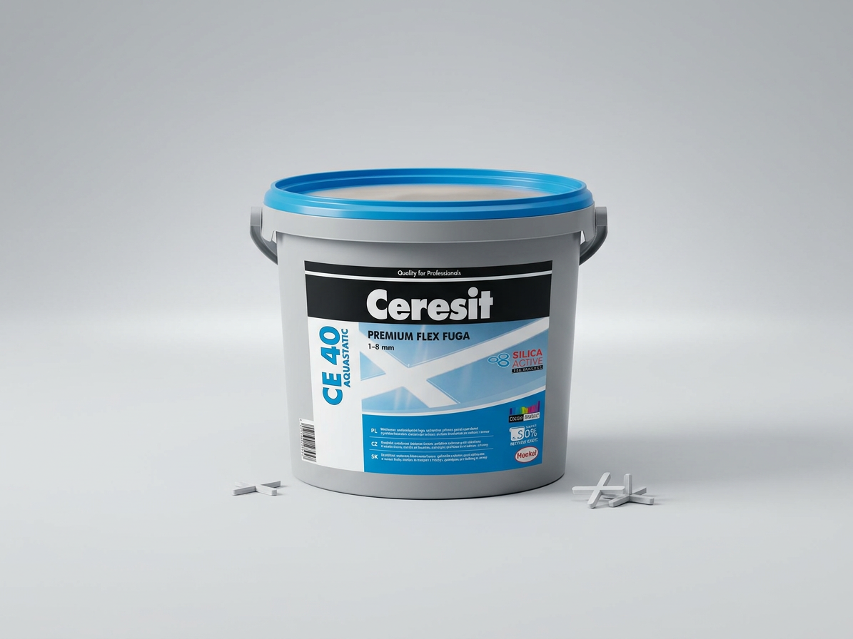 Hmota spárovací Ceresit CE 40 Aquastatic šedá 5 kg