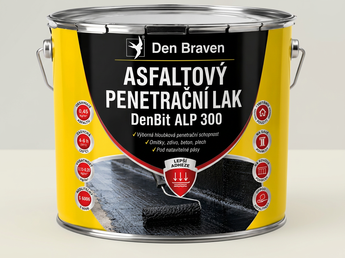 Asfaltový penetrační lak DenBit BR-ALP 9 kg