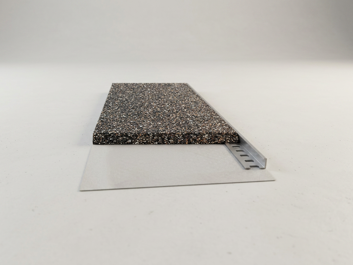 Ukončovací profil L 2,5 m x 12 mm hliníkový