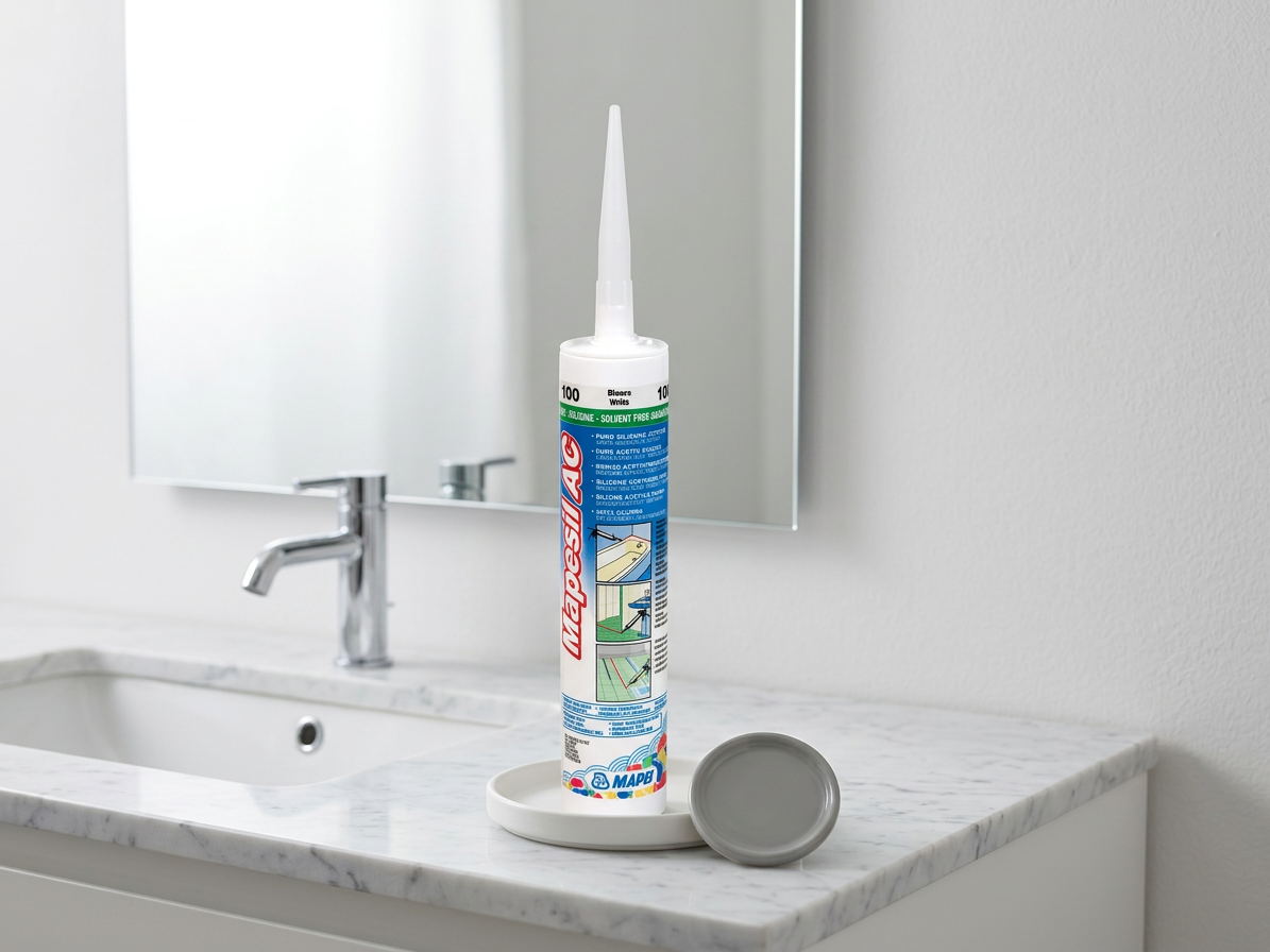 Tmel silikonový Mapei Mapesil AC 113 cementově šedá 310 ml