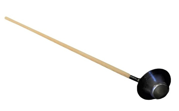 Naběračka ocelová 210 mm s násadou 160 cm