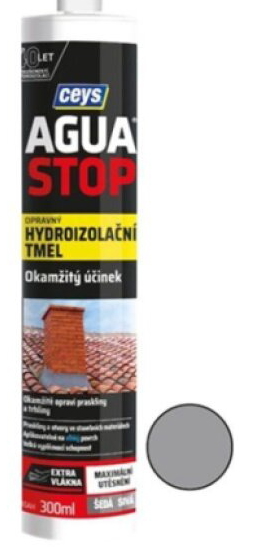 Tmel hydroizolační Ceys AGUA STOP šedý 300 ml
