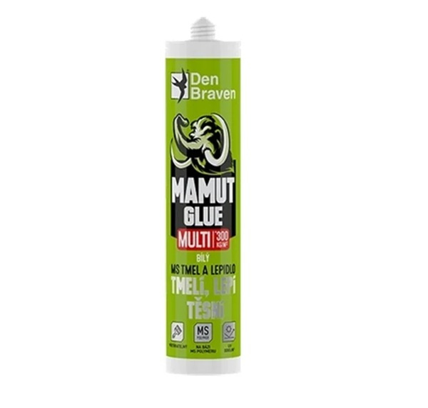 Lepidlo Den Braven MAMUT GLUE Multi bílý 290 ml