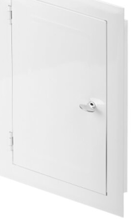 Komínová dvířka 140x140mm bílá