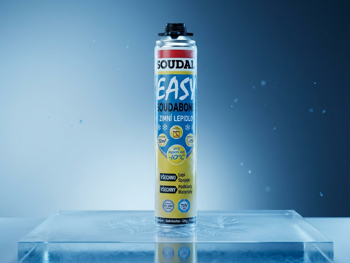 Pěna lepicí Soudal SOUDABOND EASY pistolová zimní 750 ml