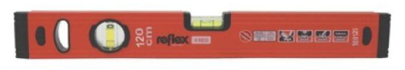 Vodováha Reflex RED 2 libely 1200 mm