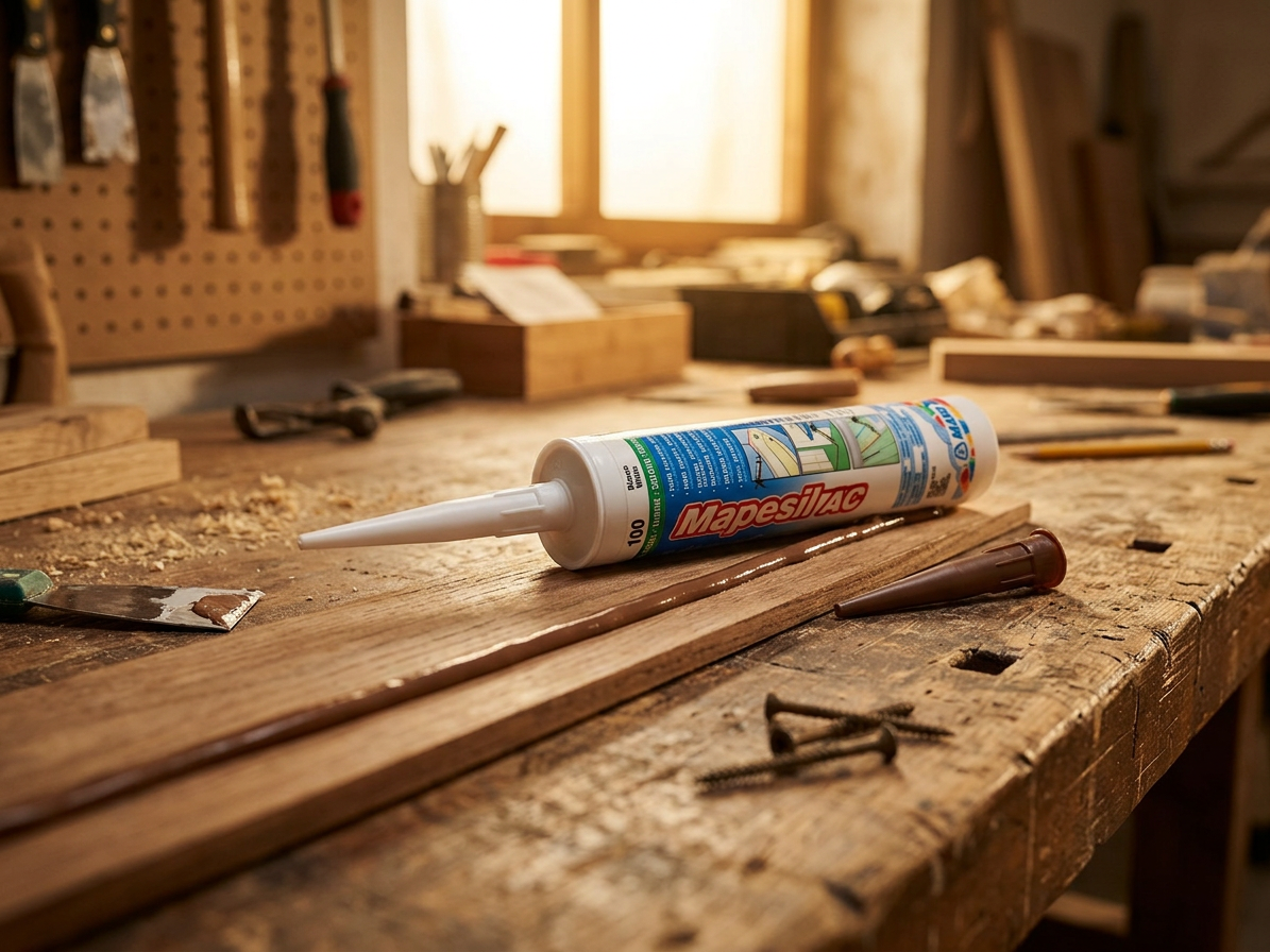 Tmel silikonový Mapei Mapesil AC 142 hnědá 310 ml
