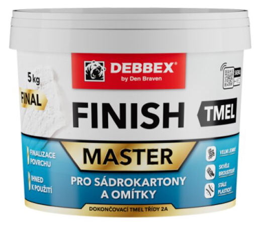 Den Braven Tmel pro sádrokartony a omítky FINISH 5 kg