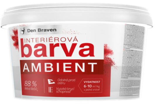 Barva interiérová bílá AMBIENT Den Braven 30 kg
