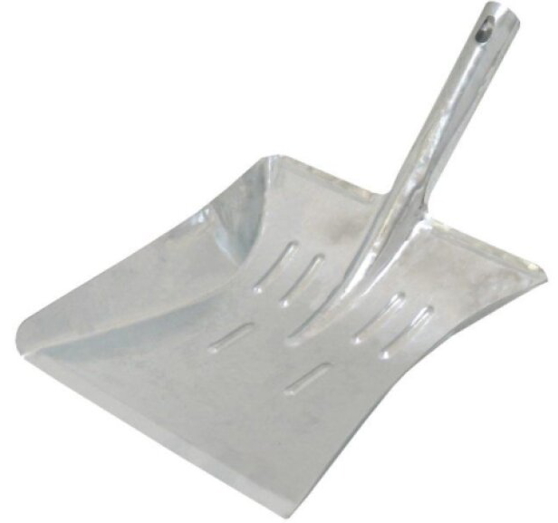 Lopatka na smetí pozinkovaná široká 345 x 220 mm