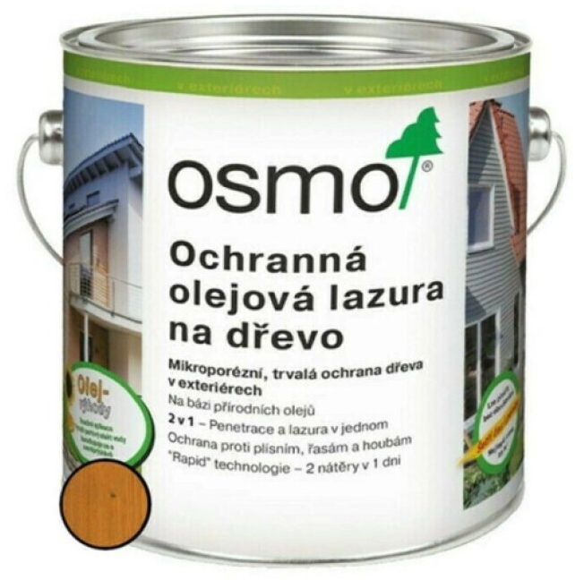 Lazura olejová ochranná Osmo 728 cedr 0,75 l