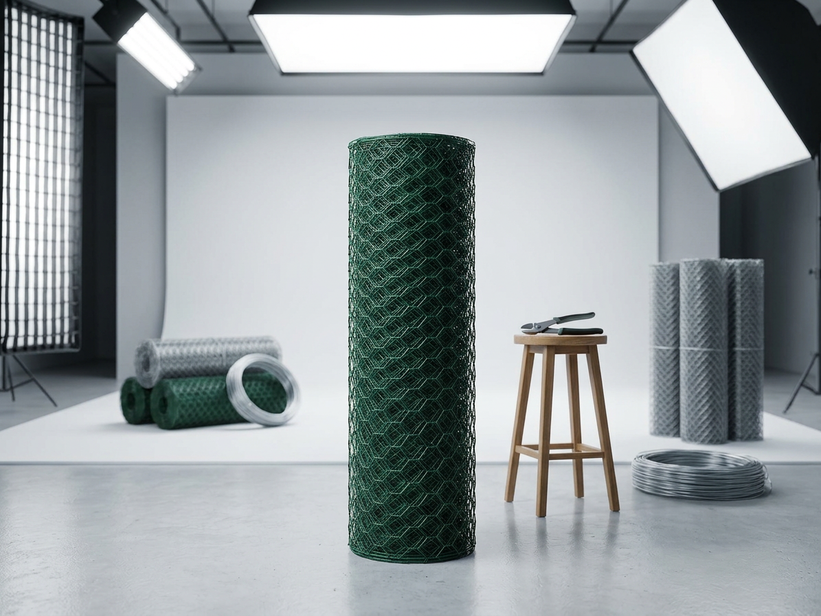 Pletivo králičí poplastované zelené výška 0,5 m 20/0,9 mm 10 m