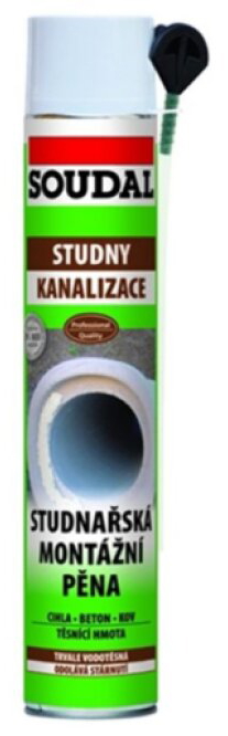 Pěna studnařská trubičková Soudal 750ml