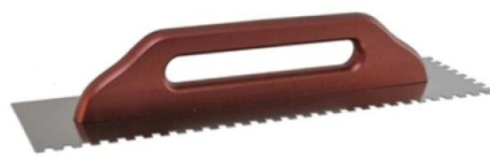 Hladítko nerezové zubové 130×480 mm zub 8 mm