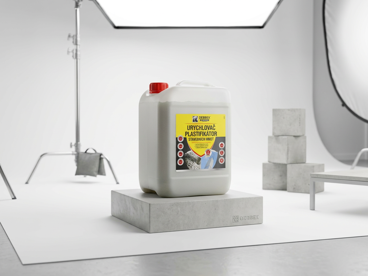 Urychlovač a plastifikátor stavebních hmot 5 l