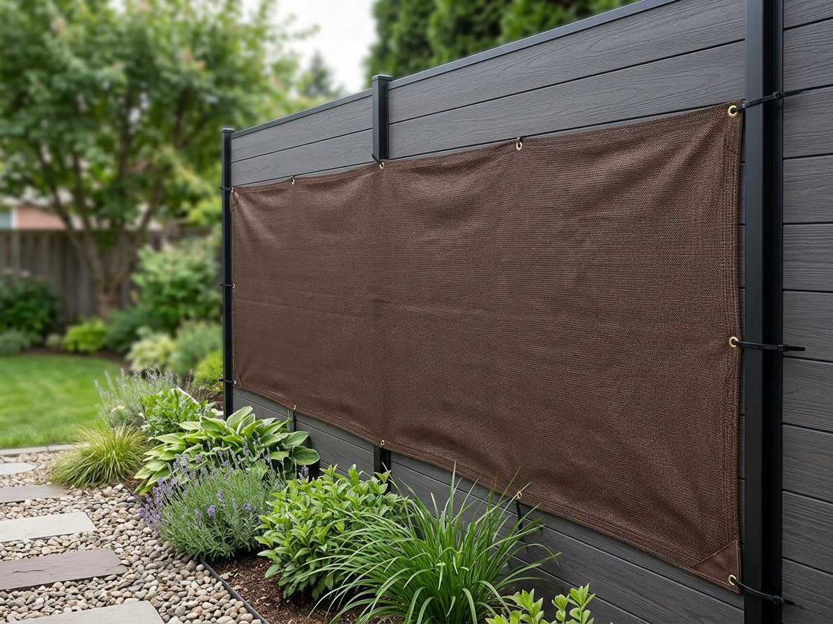 Síť stínící hnědá 1 x 10 m 150 g/m2