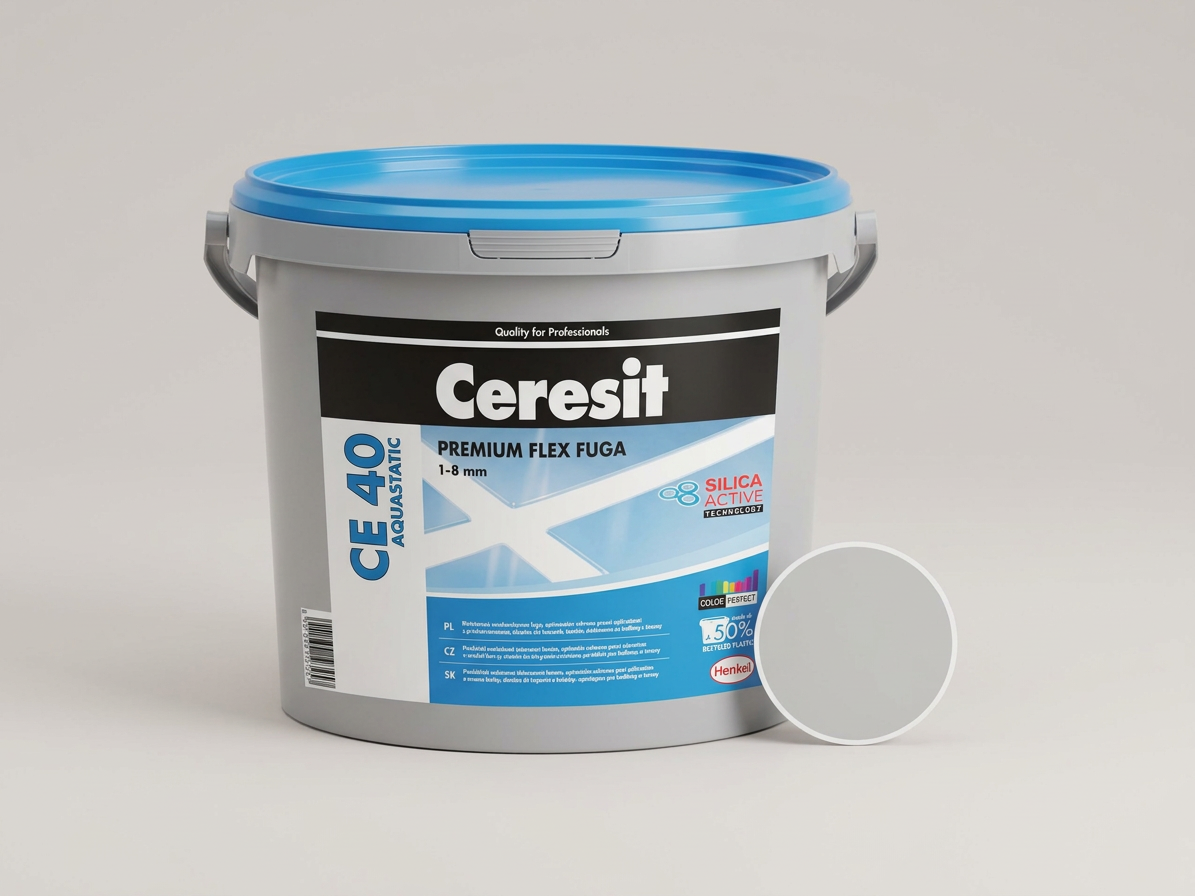 Hmota spárovací Ceresit CE 40 Aquastatic manhattan 5 kg
