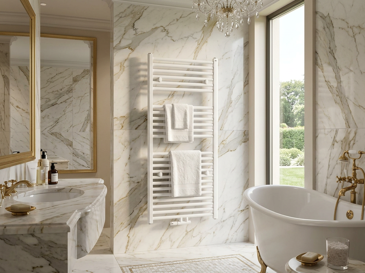 Radiátor trubkový Thermal Trend KD-SP 600×1 680 mm bílá