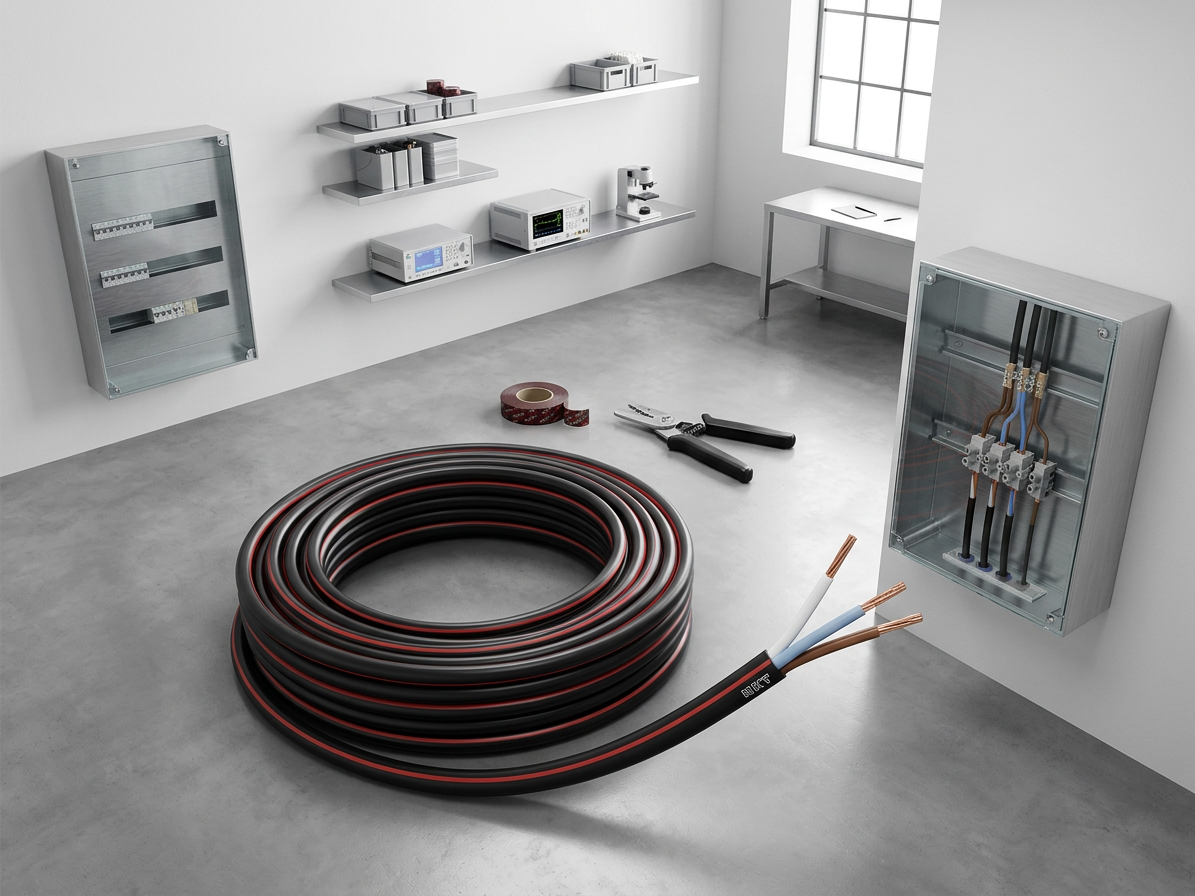 Kabel CYKY-O 3× 1,5 RE (100 m/bal.)