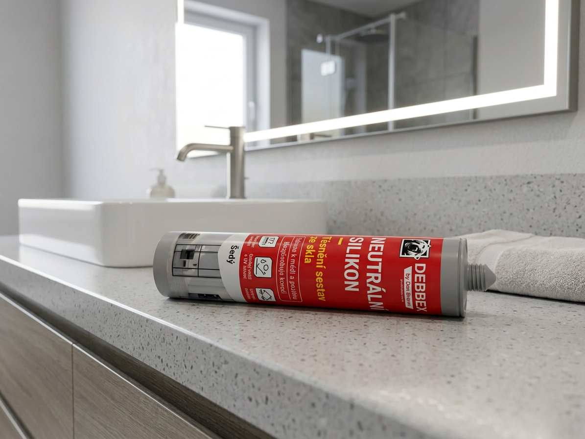 Silikon neutrální Den Braven šedý 280 ml