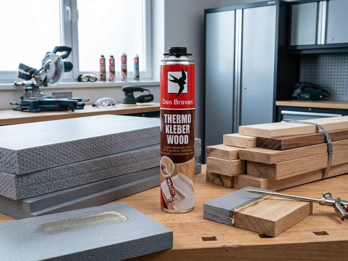 Pěna montážní nízkoexpanzní Thermo Kleber WOOD 750 ml