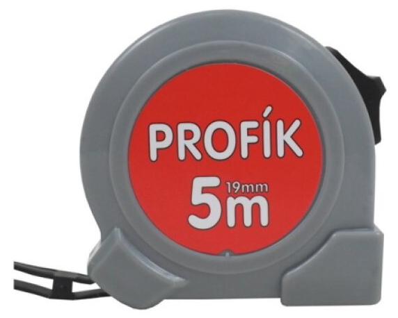 Metr svinovací „PROFÍK“ jednobrzdový 19 mm x 5 m