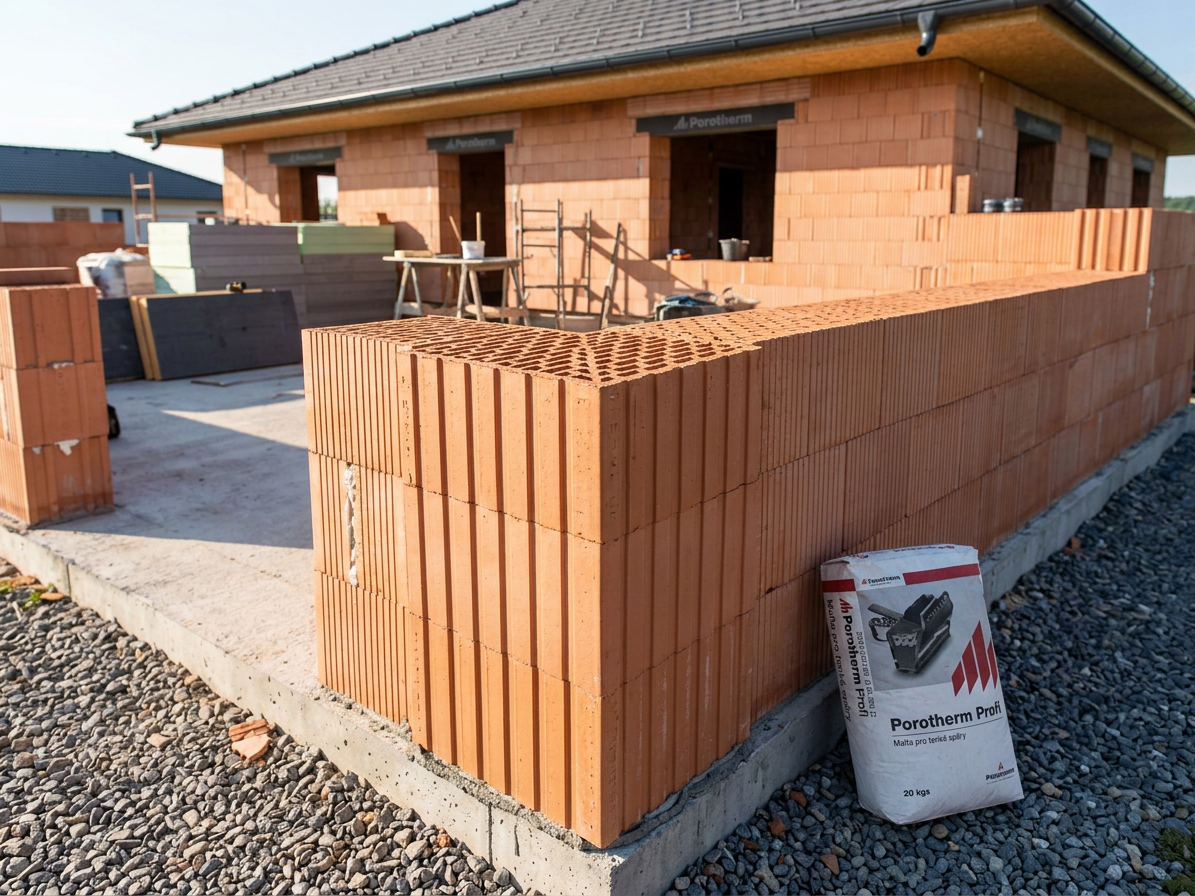 Cihla Porotherm EKO+ Profi R P8 - broušená rohová/500×125×249 mm